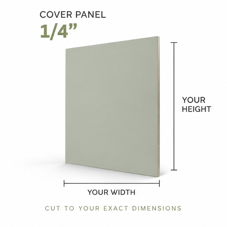 1/4" Cover Panel, Filler, or Toe Kick