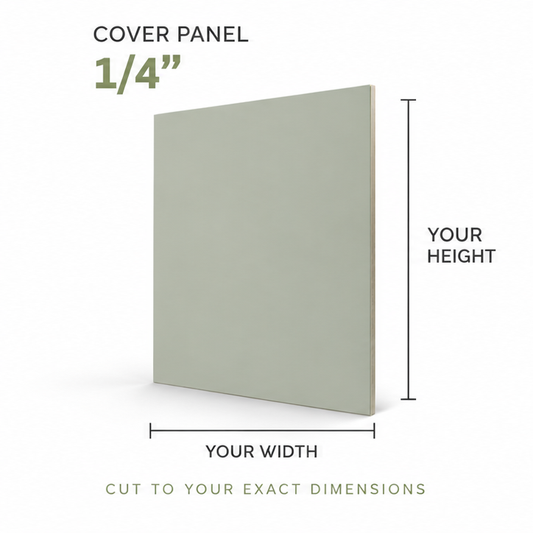 1/4" Cover Panel, Filler, or Toe Kick