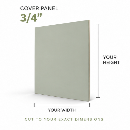3/4" Cover Panel, Filler, or Toe Kick