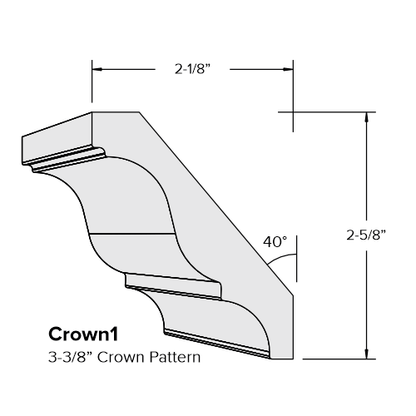 Painted - Crowns and Cabinet Moldings