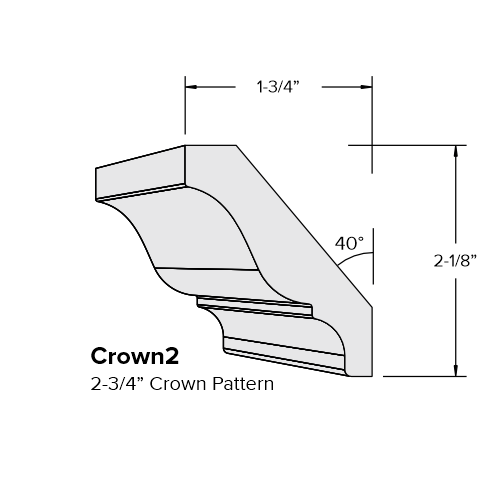 Painted - Crowns and Cabinet Moldings