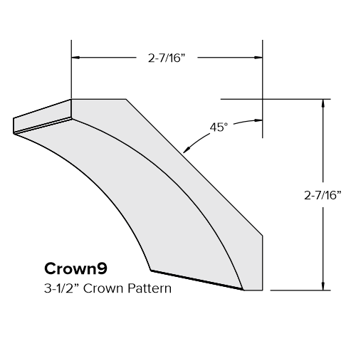 Painted - Crowns and Cabinet Moldings