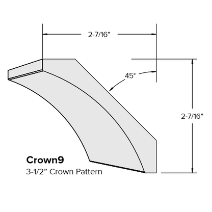 Painted - Crowns and Cabinet Moldings
