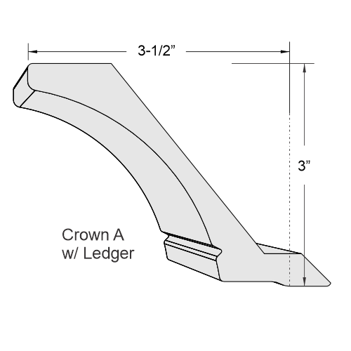 Lujo Wood Grain - Crowns and Cabinet Moldings