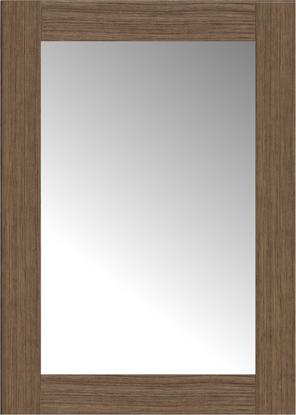 Lujo Wood Grain Shaker Glass Door #485-GLASS