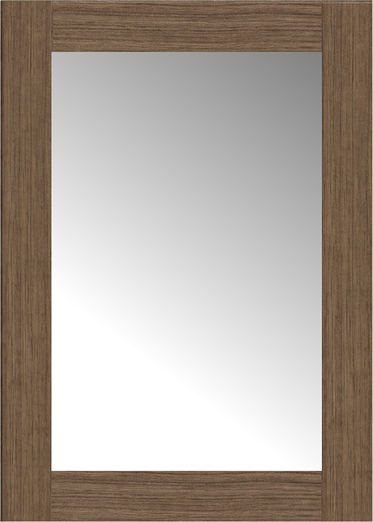 Lujo Wood Grain Shaker Glass Door #485-GLASS