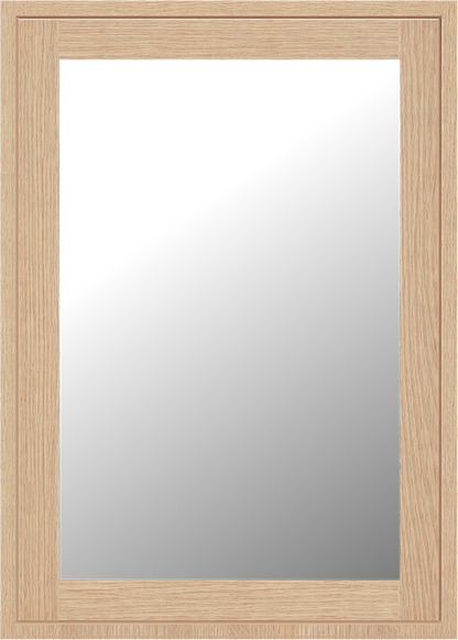 Lujo Wood Grain Euro Shaker Glass Door #485.7-EURO-GLASS
