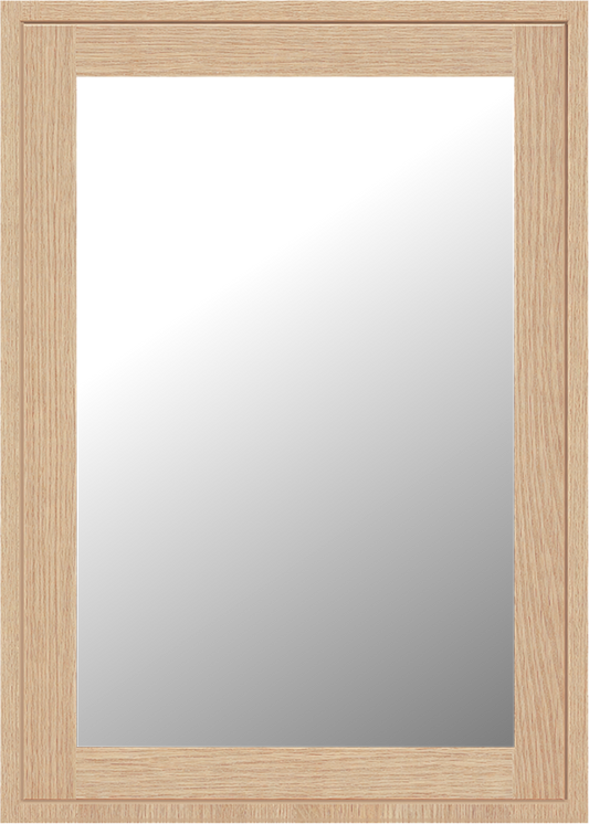 Lujo Wood Grain Euro Shaker Glass Door #485.7-EURO-GLASS
