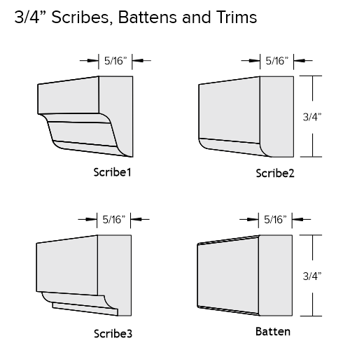 Painted - Crowns and Cabinet Moldings