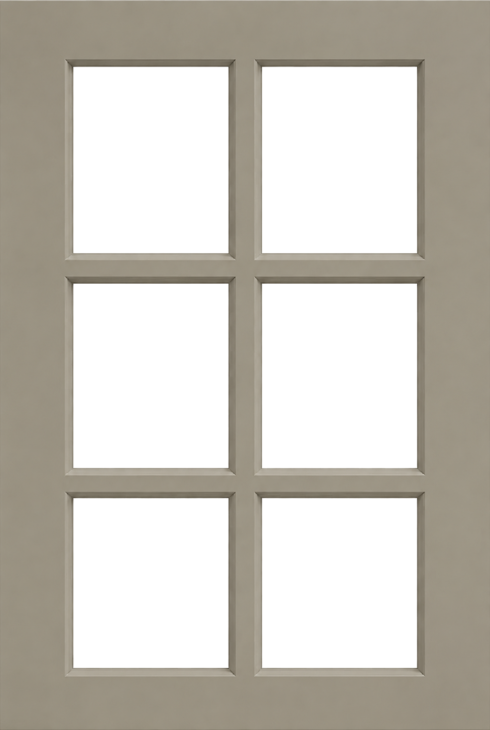 Shaker Mullion Glass Door #126.03